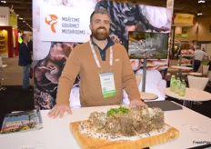 Maritime Gourmet Mushrooms Inc. Jason Giffin says they export the product to the US. 